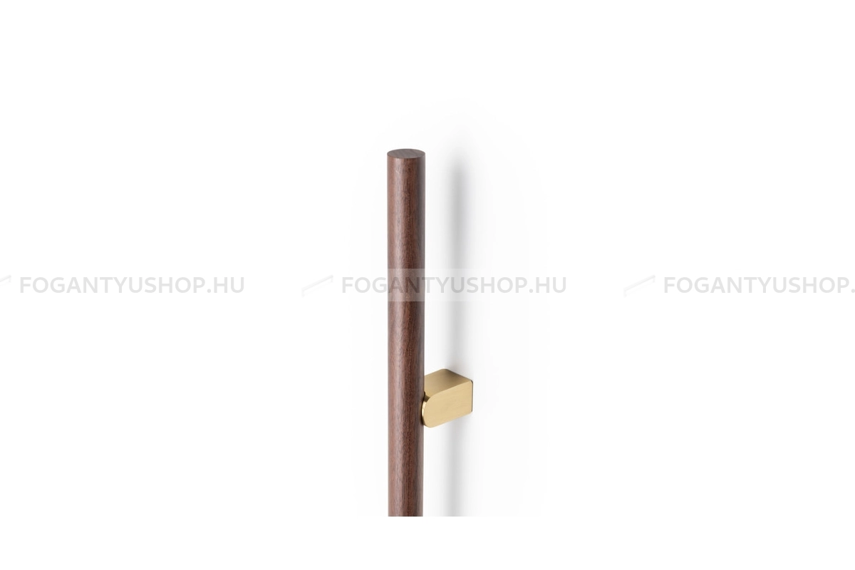 VIEFE Bútor fogantyú - KUMO WOOD BIG - Alumínium - Fával kombinált fém bútorfogantyú