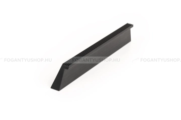 VIEFE Bútor fogantyú - Viefe RAIL - Csiszolt fekete L30 - Alumínium - Egy méretben gyártott színes fém bútorfogantyú