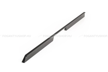 VIEFE Bútor fogantyú - Viefe RAIL - Csiszolt fekete L30 - Alumínium - Egy méretben gyártott színes fém bútorfogantyú