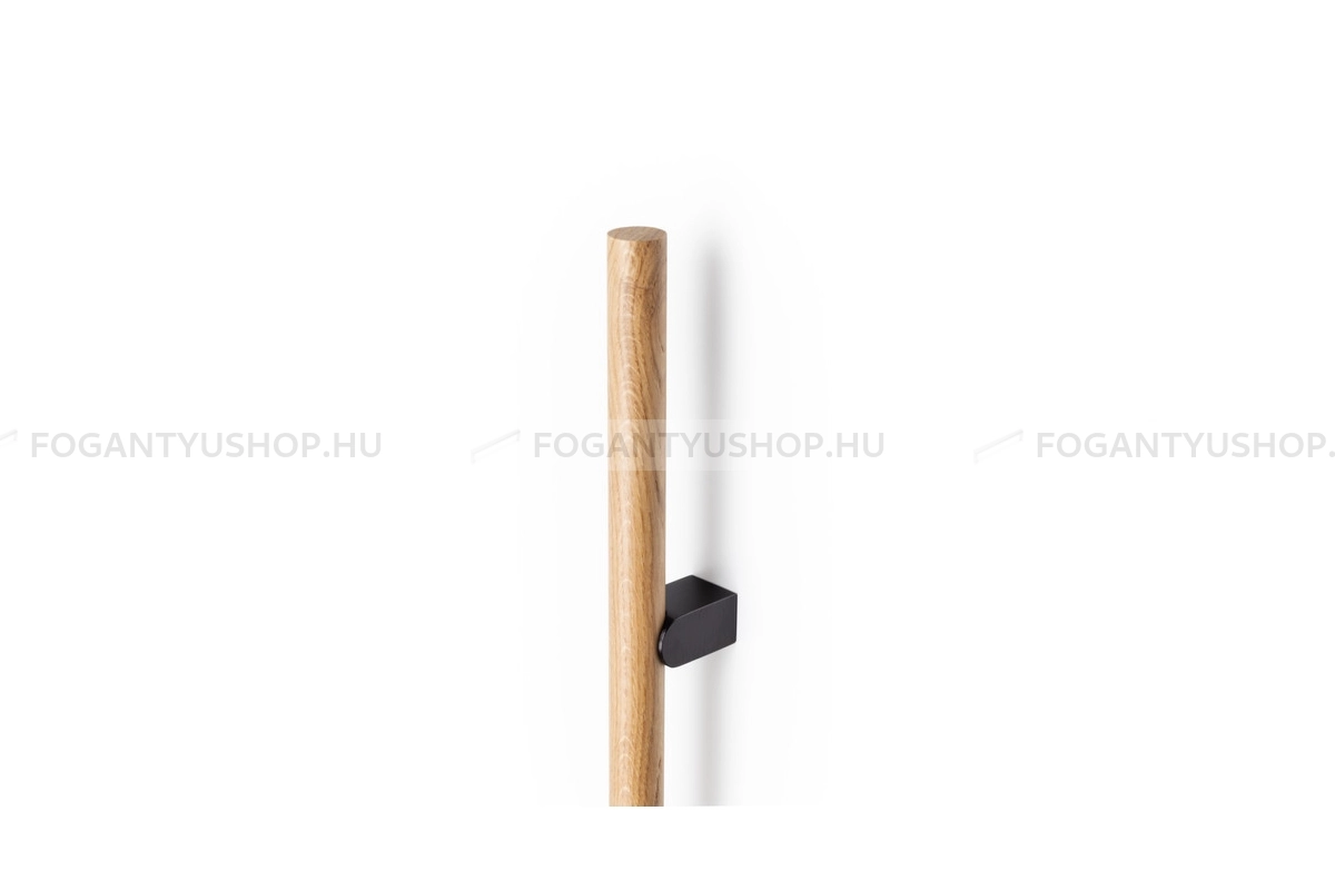 VIEFE Fogantyú - KUMO WOOD BIG - Alumínium - Fával kombinált fém bútorfogantyú
