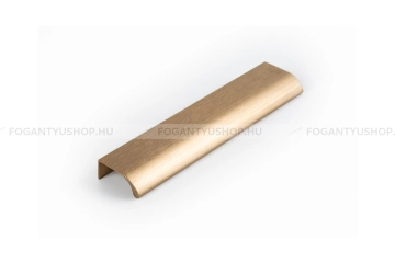 VIEFE Bútor fogantyú - Viefe ONA sötét - Csiszolt sötét sárgaréz L29 - Alumínium - Bútorajtó élére ültethető színes fém fogantyú