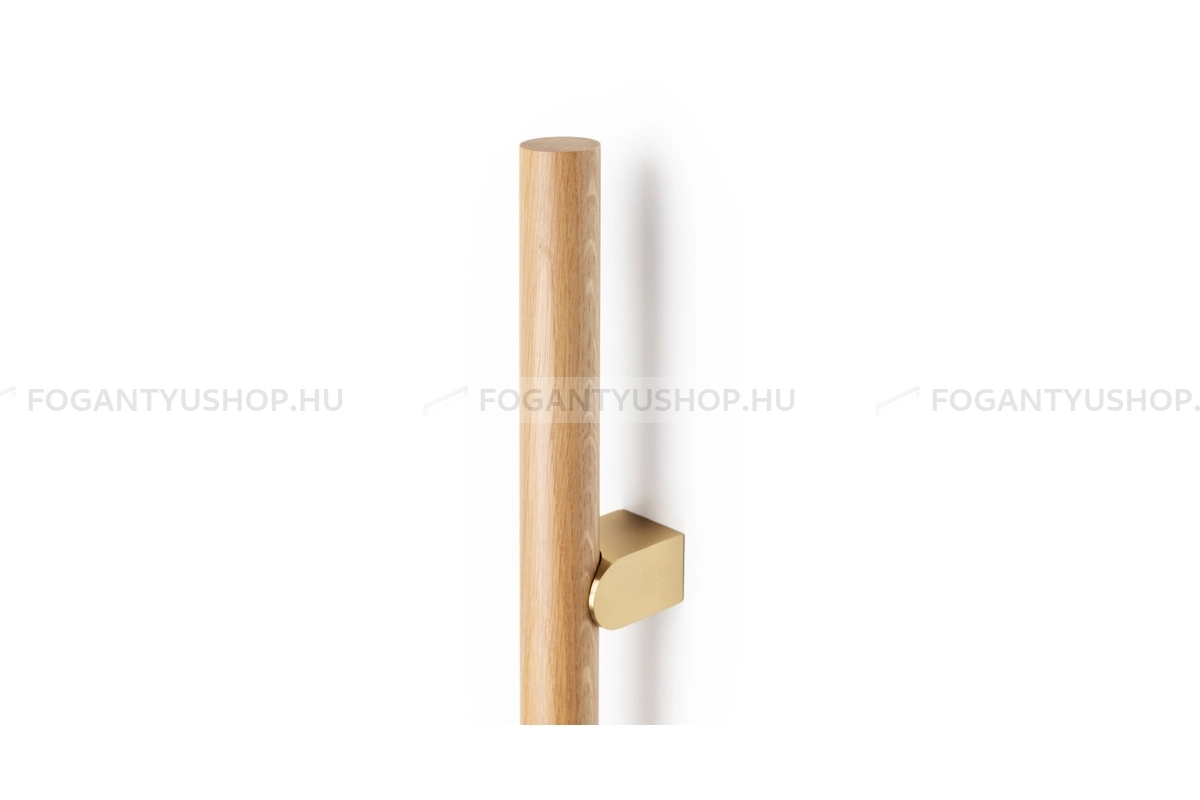 VIEFE Fogantyú - KUMO WOOD BIG ONE - Alumínium - Fával kombinált fém bútorfogantyú
