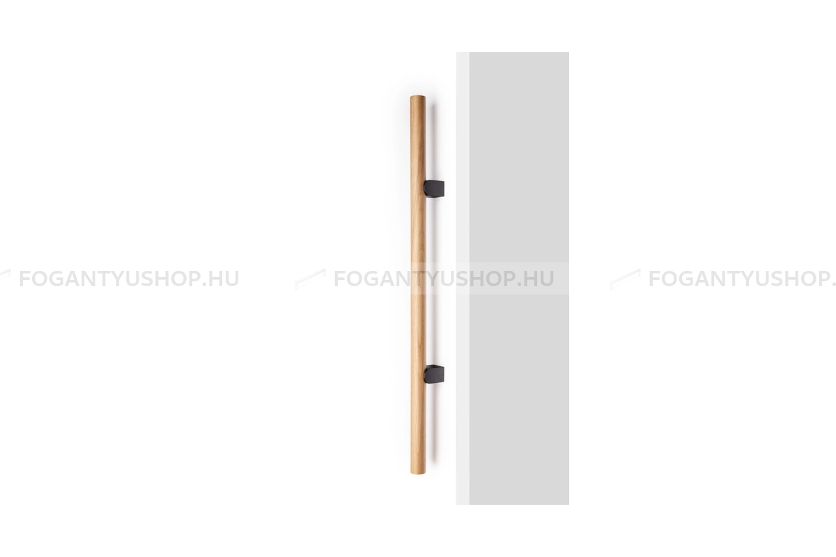 VIEFE Fogantyú - KUMO WOOD BIG ONE - Alumínium - Fával kombinált fém bútorfogantyú