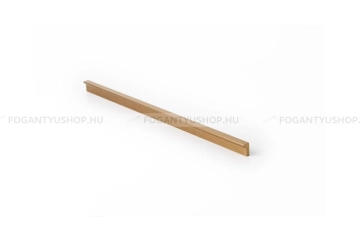 VIEFE Bútor fogantyú - Viefe ANGLE - Csiszolt sötét sárgaréz L29 - Alumínium - Egy méretben gyártott színes fém bútorfogantyú