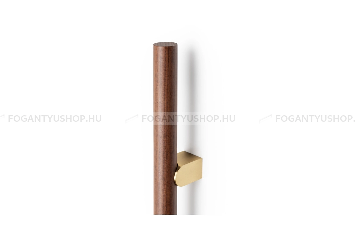 VIEFE Bútorfogantyú - KUMO WOOD BIG ONE - Alumínium - Fával kombinált fém bútorfogantyú
