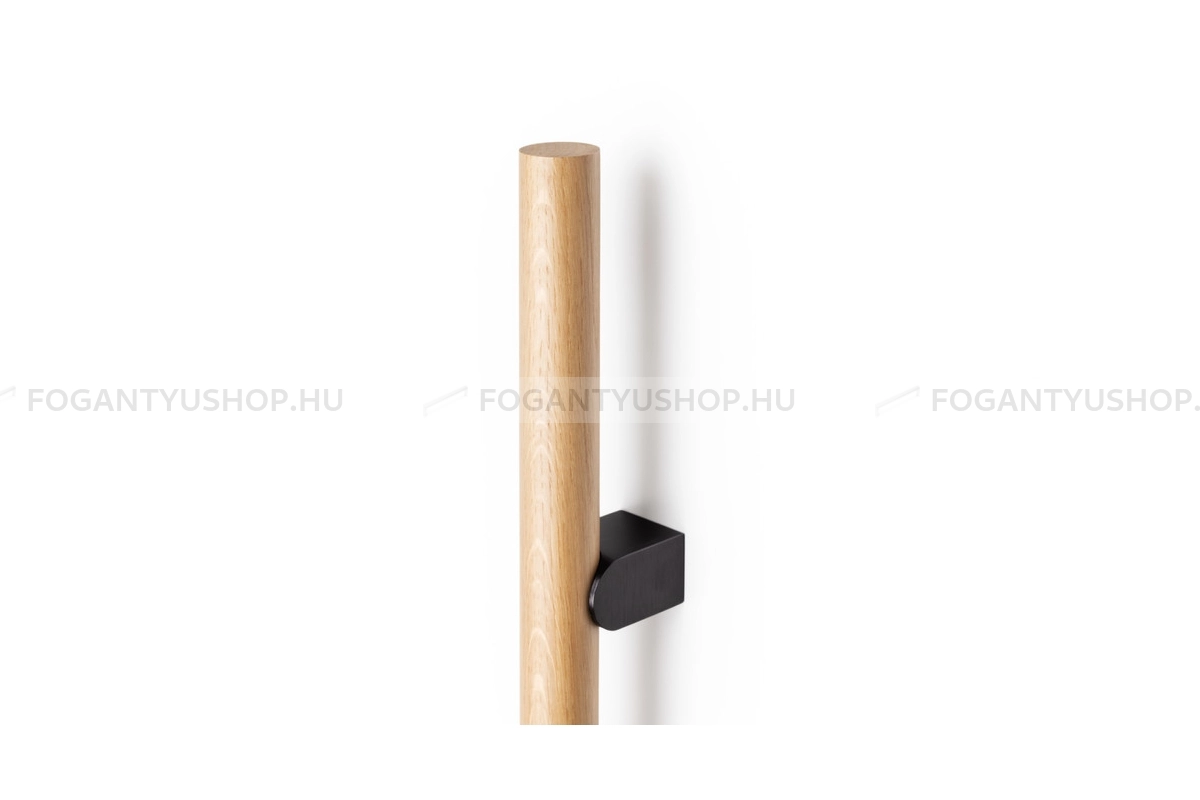 VIEFE Bútor fogantyú - KUMO WOOD BIG ONE - Alumínium - Fával kombinált fém bútorfogantyú