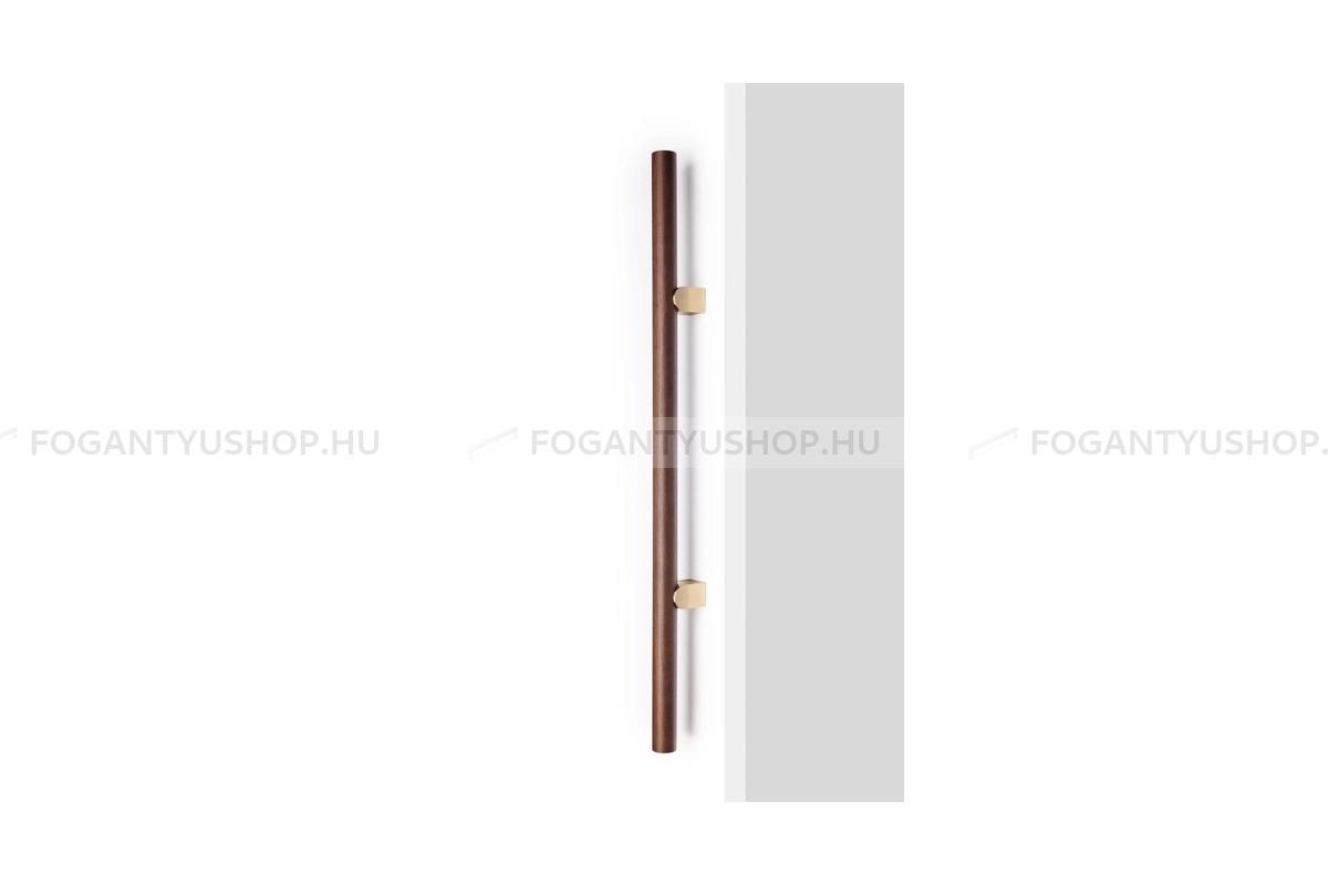 VIEFE Bútorfogantyú - KUMO WOOD BIG ONE s - Alumínium - Fával kombinált fém bútorfogantyú