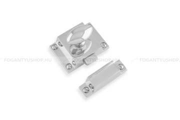 ALEXANDER & WILKS Fogantyú - szekrényzár - polírozott króm - Réz - Prémium szekrény zár