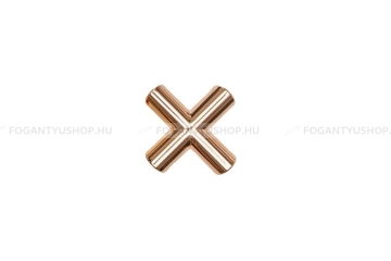 VIEFE Bútorgomb - Viefe EQUIS vörösréz - Fényes vörösréz Z06 - Zamak fém ötvözet - Színes fém gombfogantyú, bútorgomb