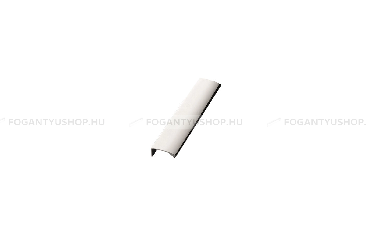 FURNIPART Bútor fogantyú - EDGE Straight - Fényes króm 08 - Alumínium - Bútorajtó élére ültethető fém fogantyú - Több méretben elérhető