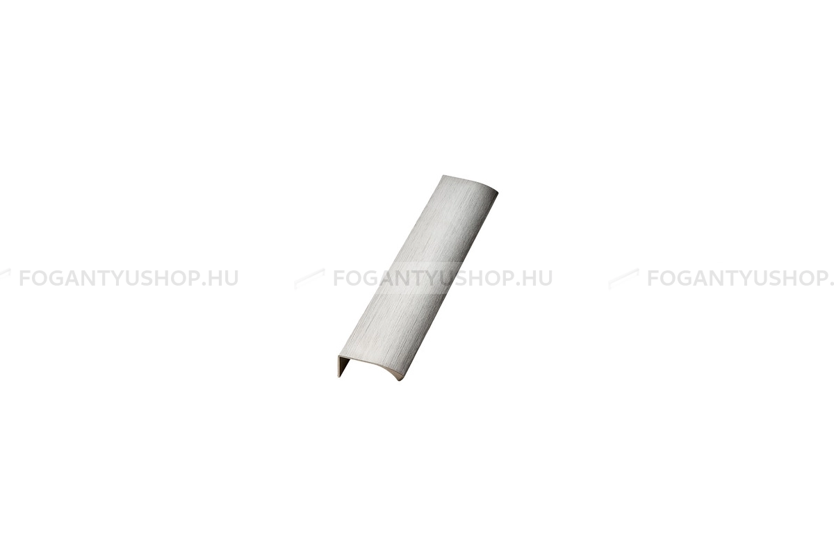 FURNIPART Bútor fogantyú - EDGE Straight - Szálcsiszolt 66 - Alumínium - Bútorajtó élére ültethető fém fogantyú