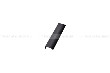 FURNIPART Fogantyú - EDGE Straight - Csiszolt matt fekete 76 - Alumínium - Bútorajtó élére ültethető színes fém fogantyú - Több méretben elérhető