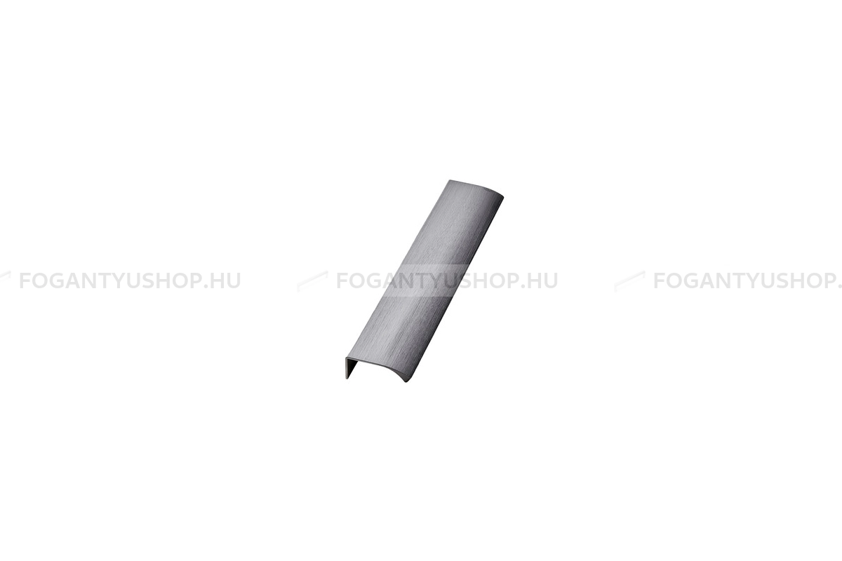 FURNIPART Fogantyú - EDGE Straight - Csiszolt antracit 91 - Alumínium - Bútorajtó élére ültethető színes fém fogantyú - Több méretben elérhető