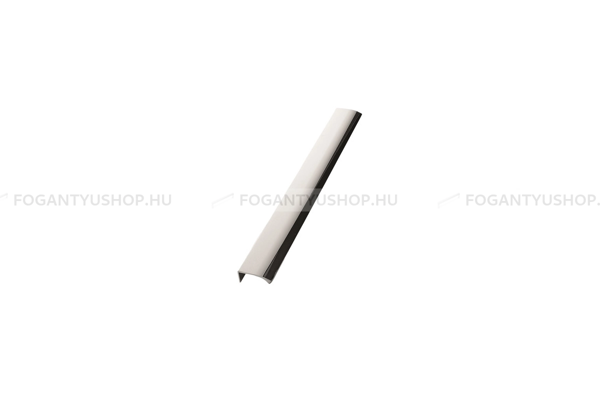 FURNIPART Bútorfogantyú - EDGE Straight - 1 furatos - Fényes króm 08 - Alumínium - Bútorajtó élére ültethető fém fogantyú