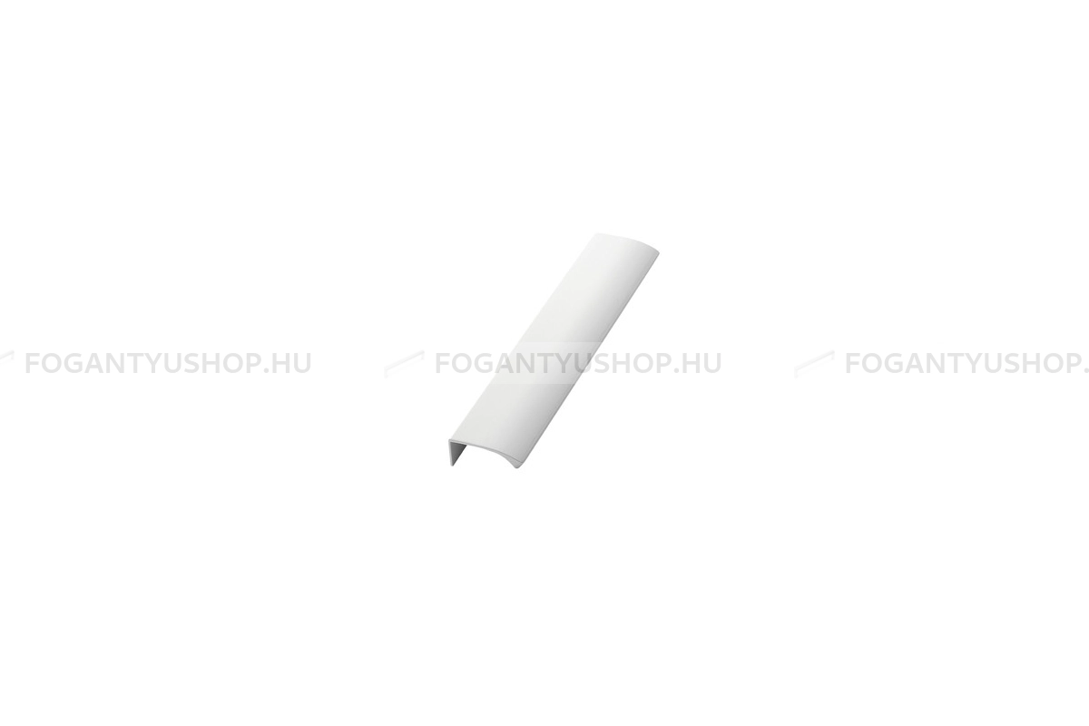 FURNIPART Bútorfogantyú - EDGE Straight 9010 9010 - 1 furatos - Fehér 9010 - Alumínium - Bútorajtó élére ültethető színes fém fogantyú