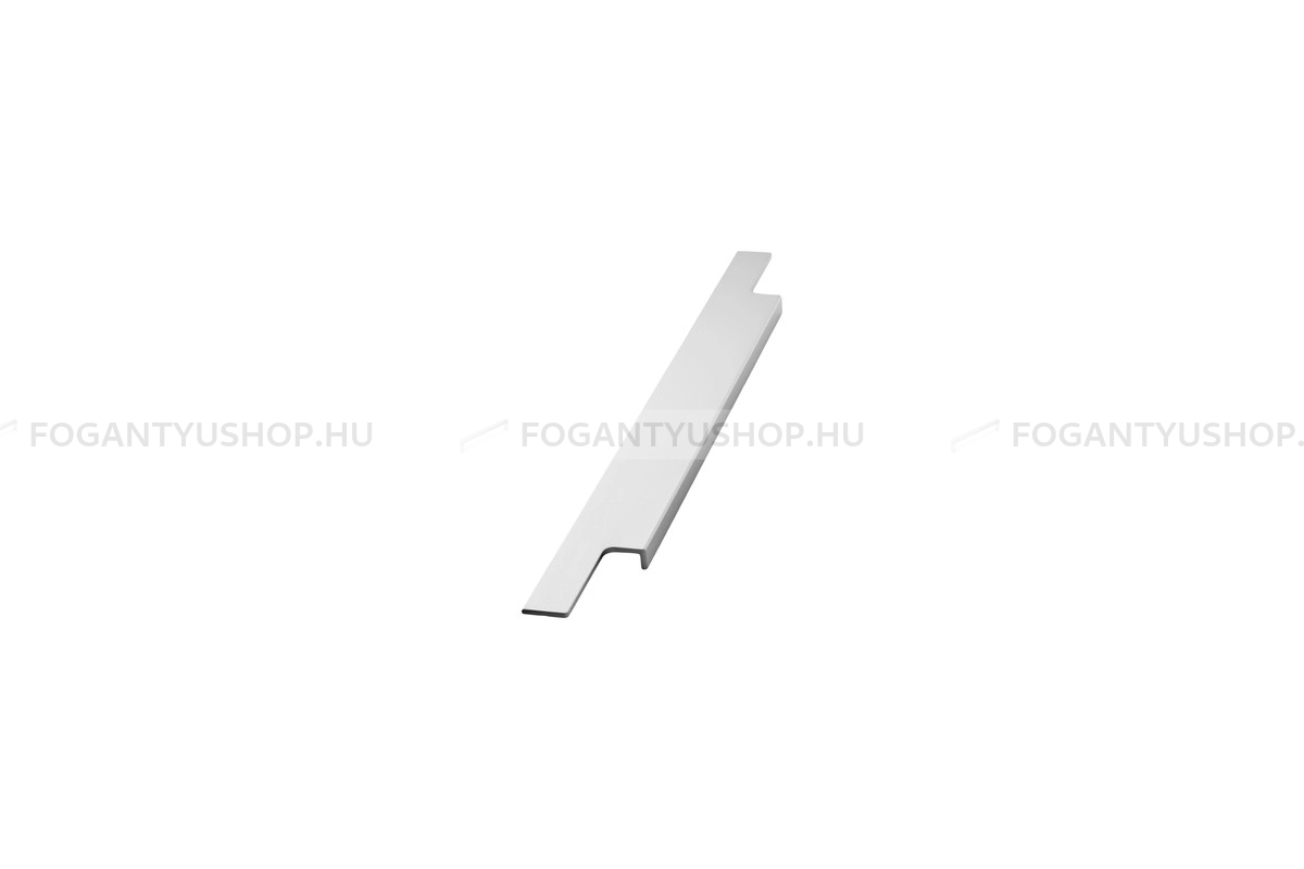 FURNIPART Fogantyú - TRIM marható 66 - 1 furatos - Szálcsiszolt 66 - Alumínium - Bútorajtó élébe marható, süllyeszthető fém fogantyú