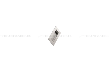 FURNIPART Fogantyú - SQUARE selyemfényű - Selyemfényű acél 25 - Inox - Rozsdamentes acél - inox fém bútorfogantyú