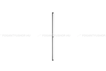 VIEFE Bútorfogantyú - Viefe LINKK - Csiszolt fekete L30 - Alumínium - Egy méretben gyártott színes fém bútorfogantyú