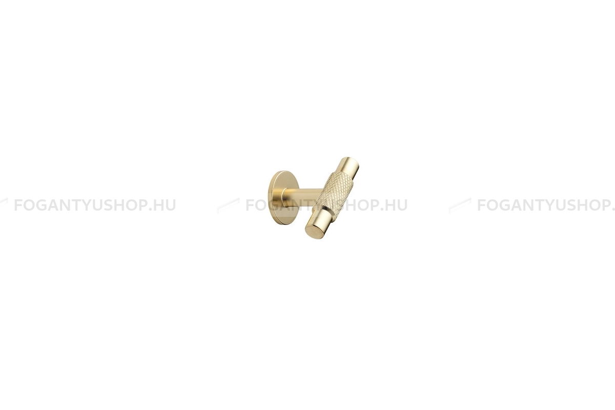 FURNIPART Bútorgomb - MANOR - 1 furatos - Arany 34 - Zamak fém ötvözet - Színes fém gombfogantyú, bútorgomb