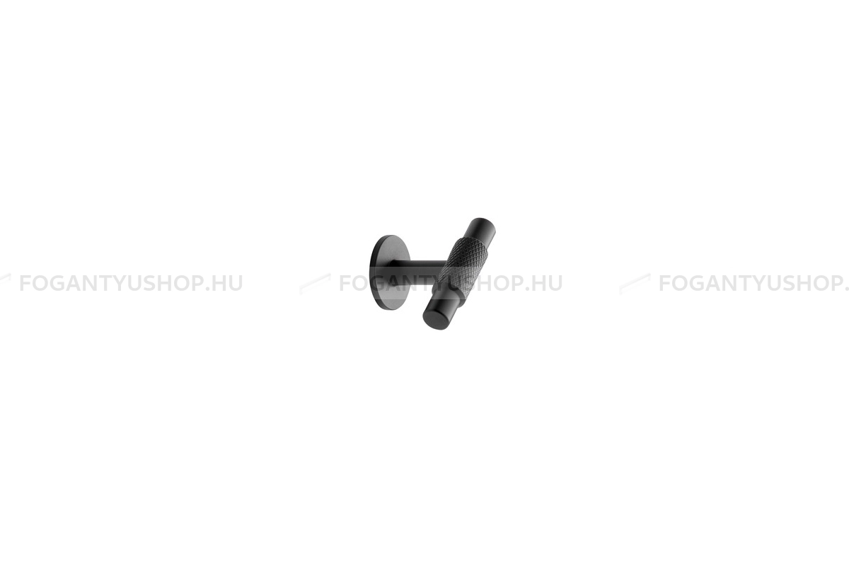 FURNIPART Gomb fogantyú - MANOR - 1 furatos - Matt fekete 99 - Zamak fém ötvözet - Színes fém gombfogantyú, bútorgomb