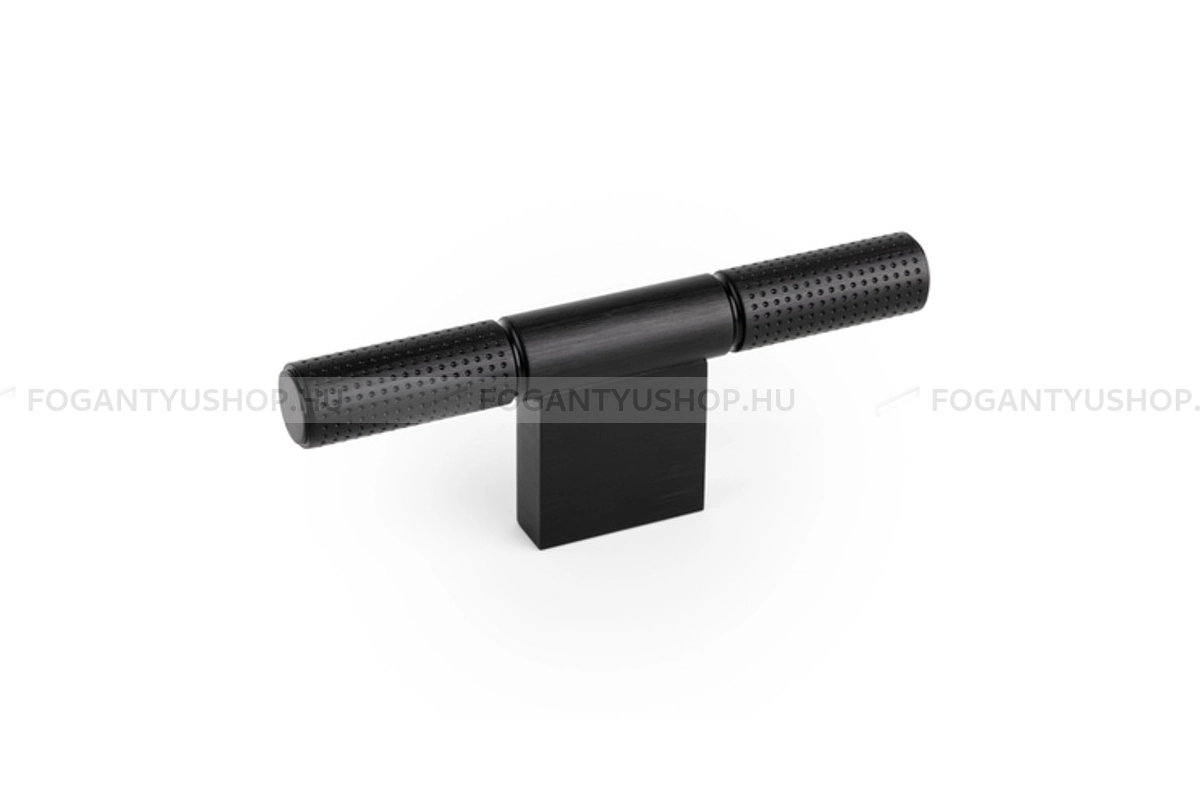 VIEFE Gomb fogantyú - POINT - Csiszolt fekete L30 - Alumínium - Színes fém gombfogantyú, bútorgomb