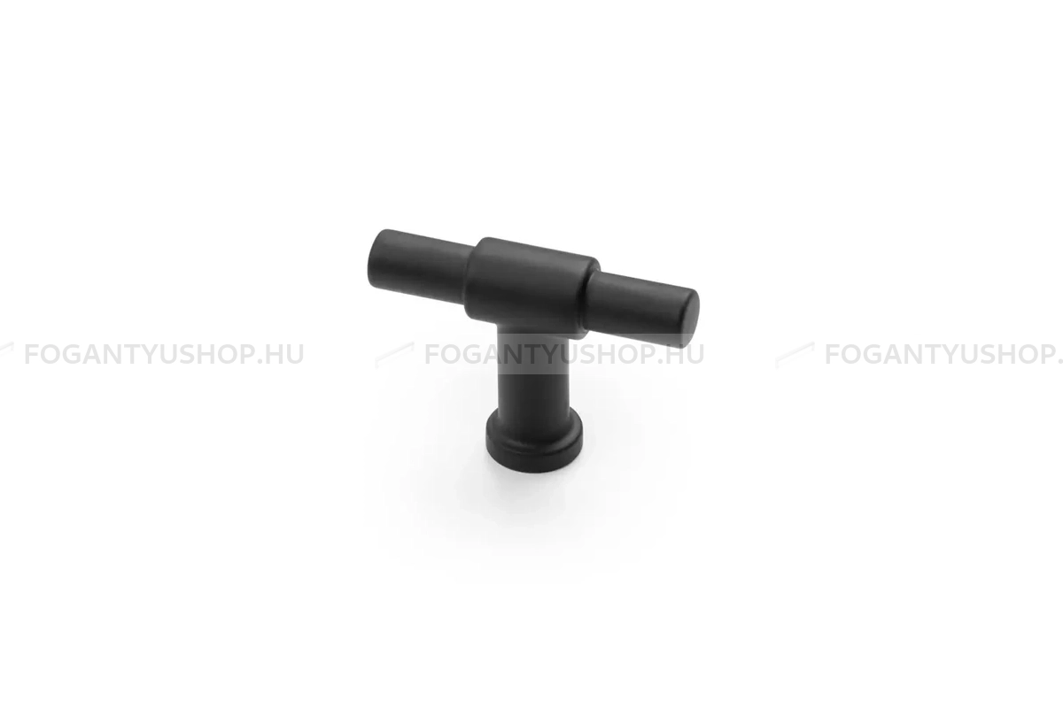 GTV Gomb fogantyú - LAVI - 1 furatos - Matt fekete 20M - Inox - Színes fém gombfogantyú, bútorgomb
