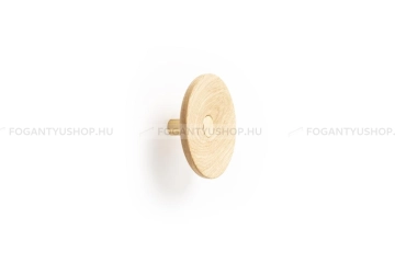 VIEFE Kabát fogas - Viefe ZOOT fa-alumínium sötét + tölgy EI - Csiszolt sötét sárgaréz + Tölgy N29116 - Alumínium - Egy akasztós fogas