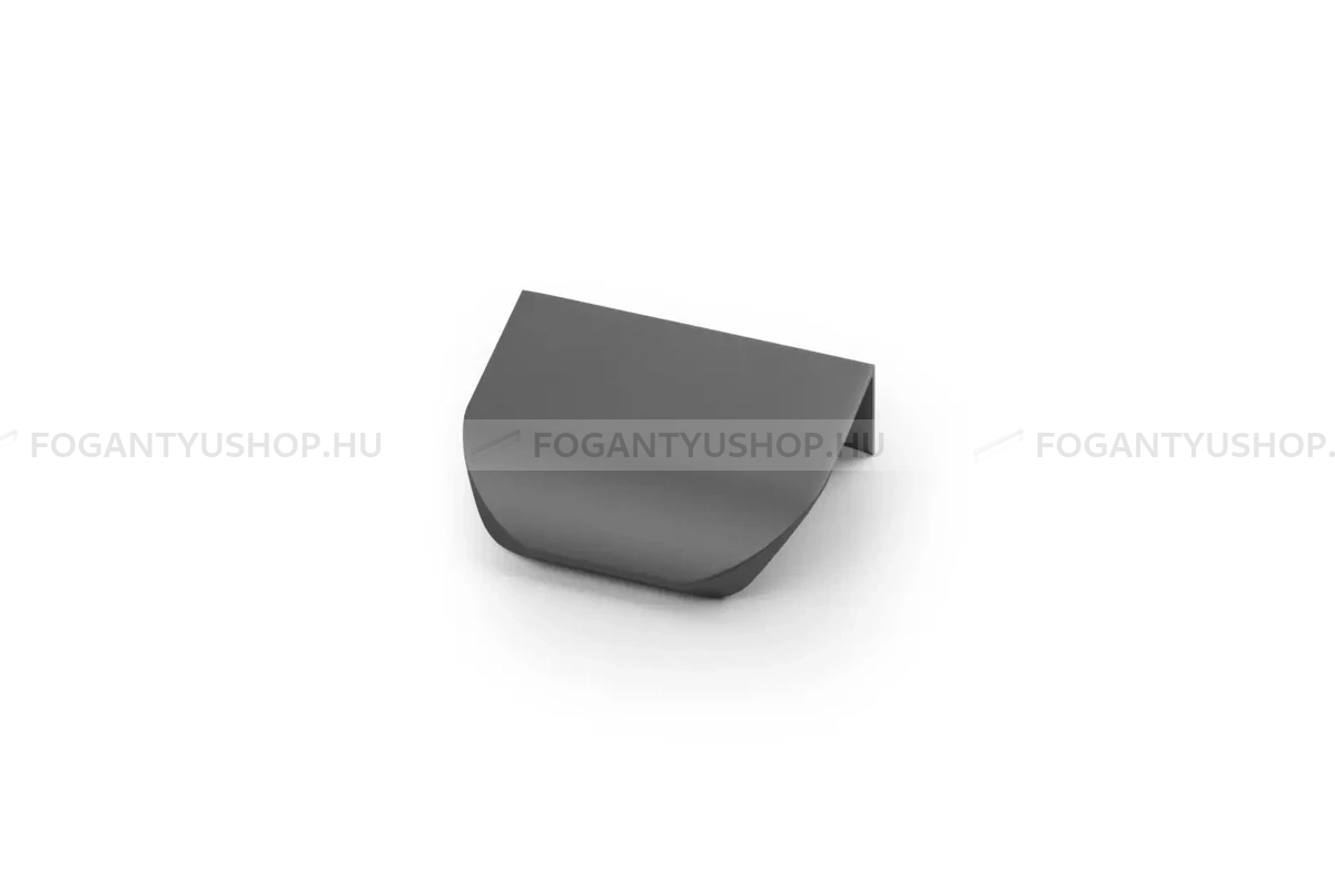 GTV Bútor fogantyú - UA-HEXA - furattáv 32 mm - Titán 13 - Alumínium - Bútorajtó élére ültethető színes fém fogantyú