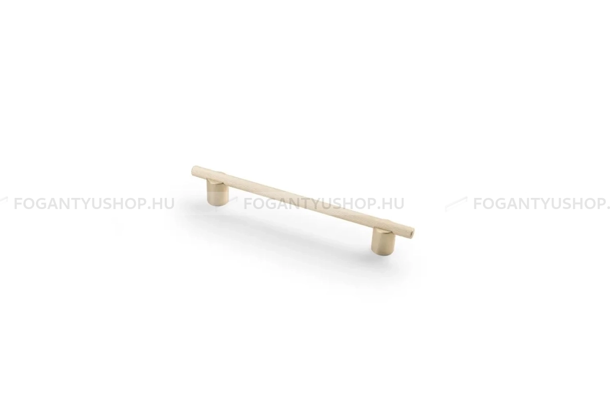 GTV Bútor fogantyú - LINEA - furattáv 160 mm - Csiszolt arany 22 - Alumínium - Egy méretben gyártott színes fém bútorfogantyú
