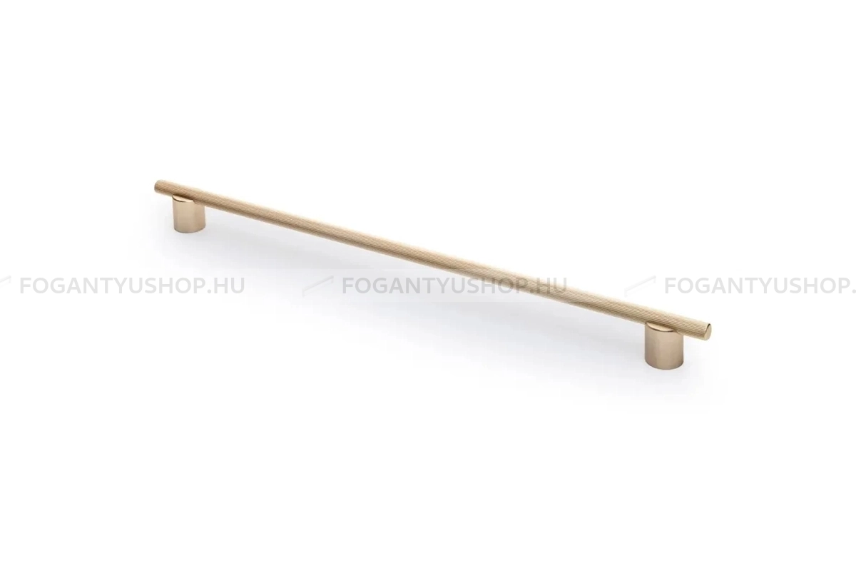 GTV Fogantyú - LINEA - furattáv 320 mm - Csiszolt arany 22 - Alumínium - Egy méretben gyártott színes fém bútorfogantyú