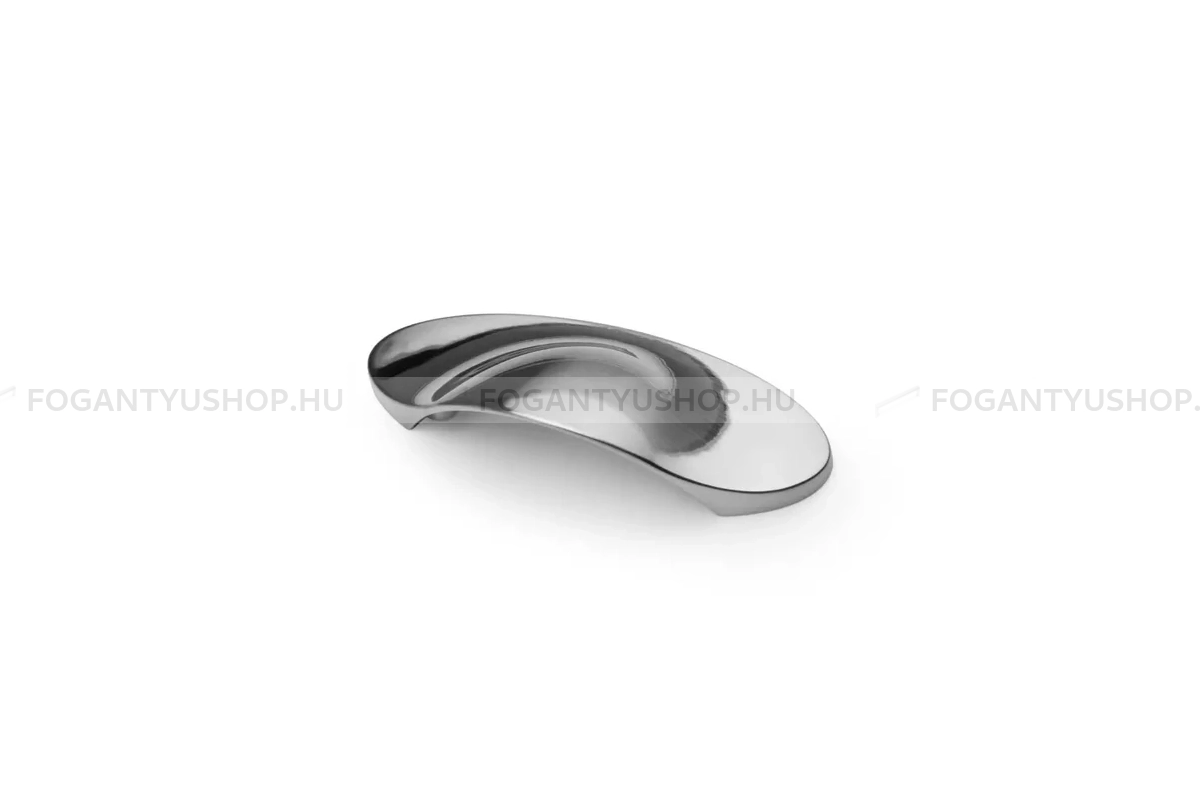 GTV Bútorfogantyú - SHELL - furattáv 64 mm - 06 szálcsiszolt - Alumínium - Egy méretben gyártott fém bútorfogantyú