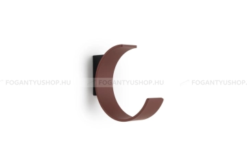 VIEFE Kabát fogas - Viefe BIRDD + vulkán EI - Matt fekete + Vörös vulkán ZM2M72 - Zamak fém ötvözet - Egy akasztós fogas