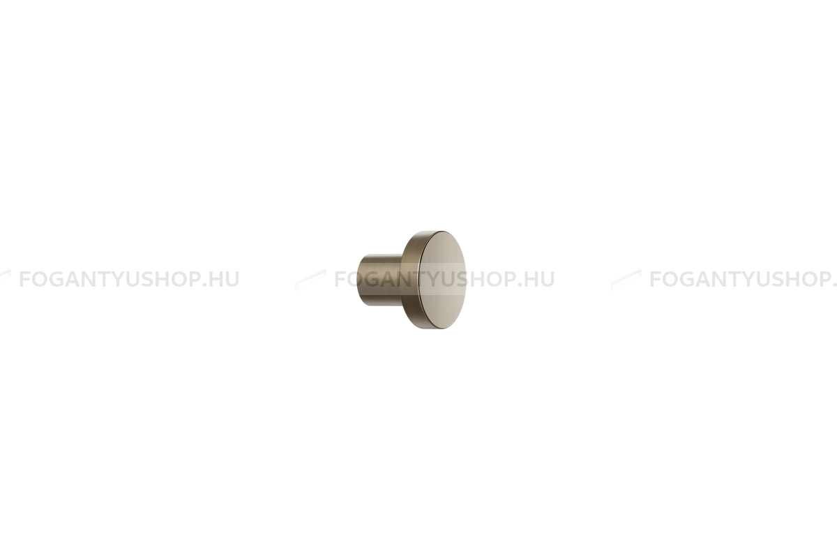 FURNIPART Gombfogantyú - DOT - 1 furatos - Rusztikus sárgaréz 24 - Zamak fém ötvözet - Színes fém gombfogantyú, bútorgomb