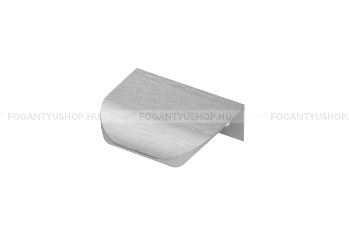 GTV Bútorfogantyú - UA HEXA - furattáv 32 mm - Szálcsiszolt 06 - Alumínium - Bútorajtó élére ültethető fém fogantyú