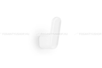 VIEFE Kabátakasztó - Viefe LUV EI - Matt fehér ZM1 - Zamak fém ötvözet - Egy akasztós fogas