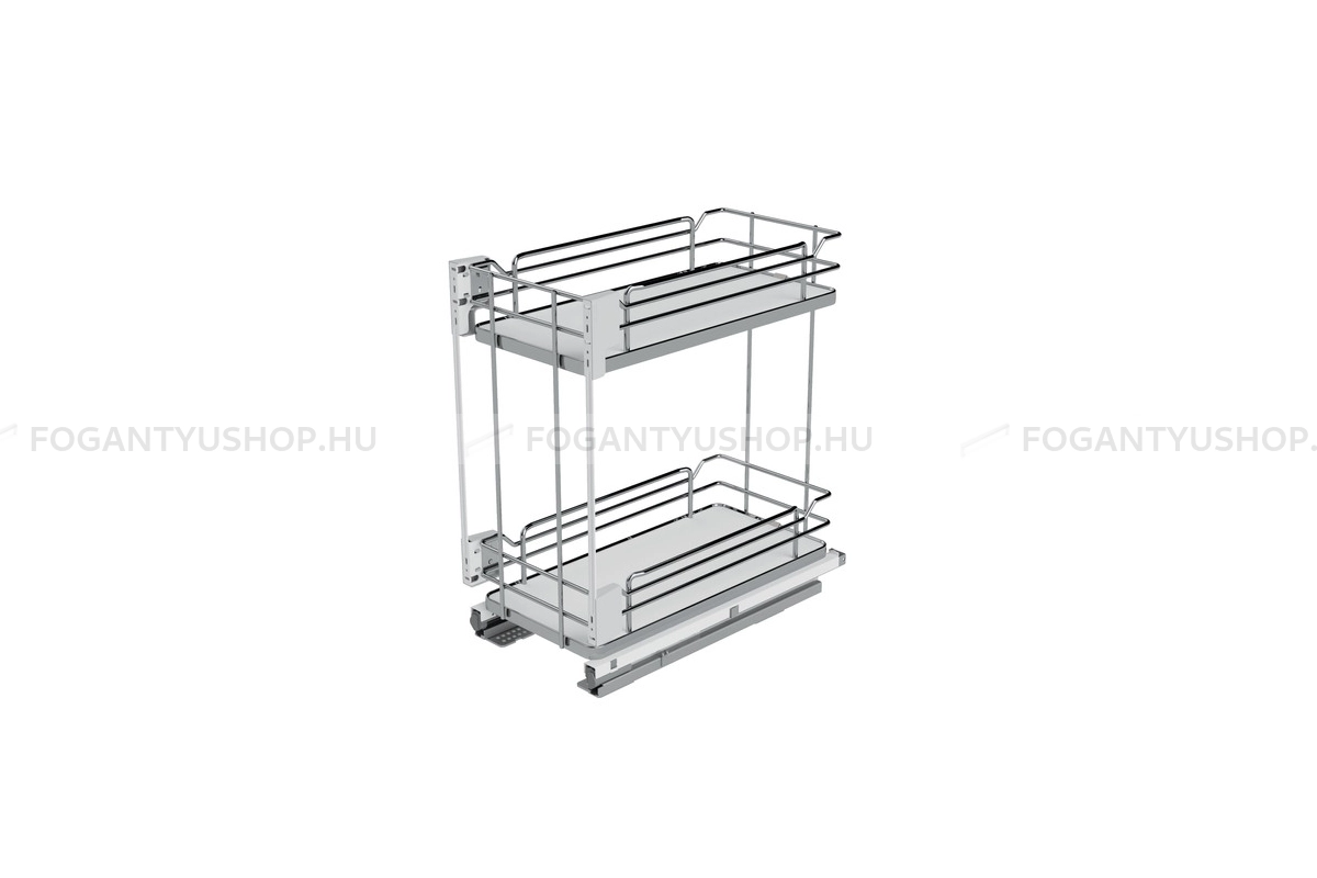 SIGE Konyhai fémrács fenéklapra teljes kihúzás csillapított záródás fióksín 2 kosár SIGE Infinity Line 003 - Konyhai Jolly rácsos kosarak, rendezők