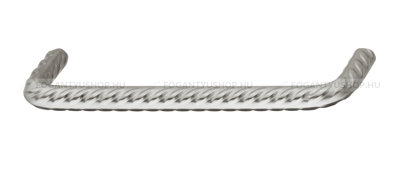 HAFELE Bútor fogantyú - 128 117.64 - furattáv 128 mm - Ezüst inox (szálcsiszolt) SNiL - Inox - Rozsdamentes acél - inox fém bútorfogantyú