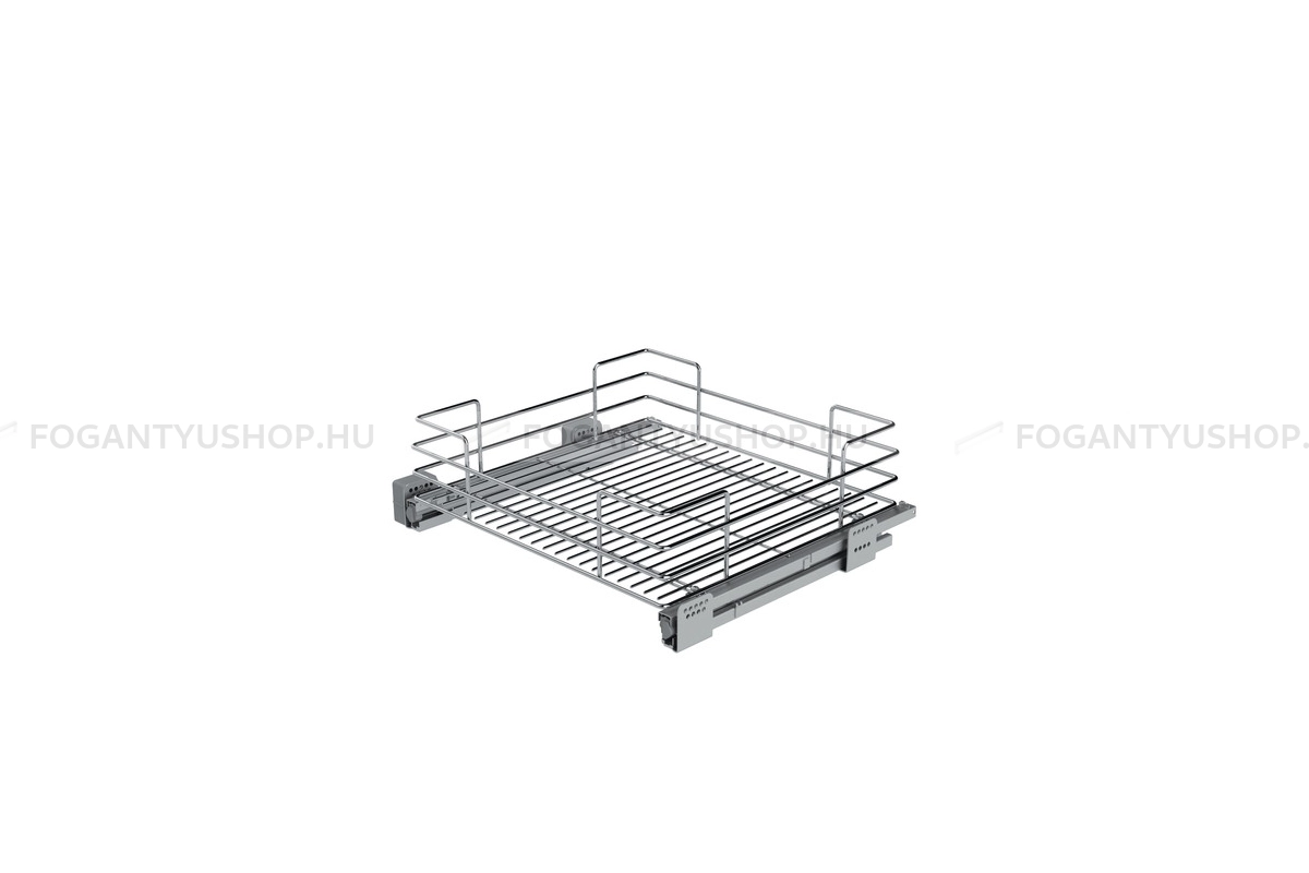 SIGE Konyhai fémrács magas fiók teljes kihúzás csillapított záródás 30kg teherbírás SIGE Green Line 119 - Konyhai Jolly rácsos kosarak, rendezők