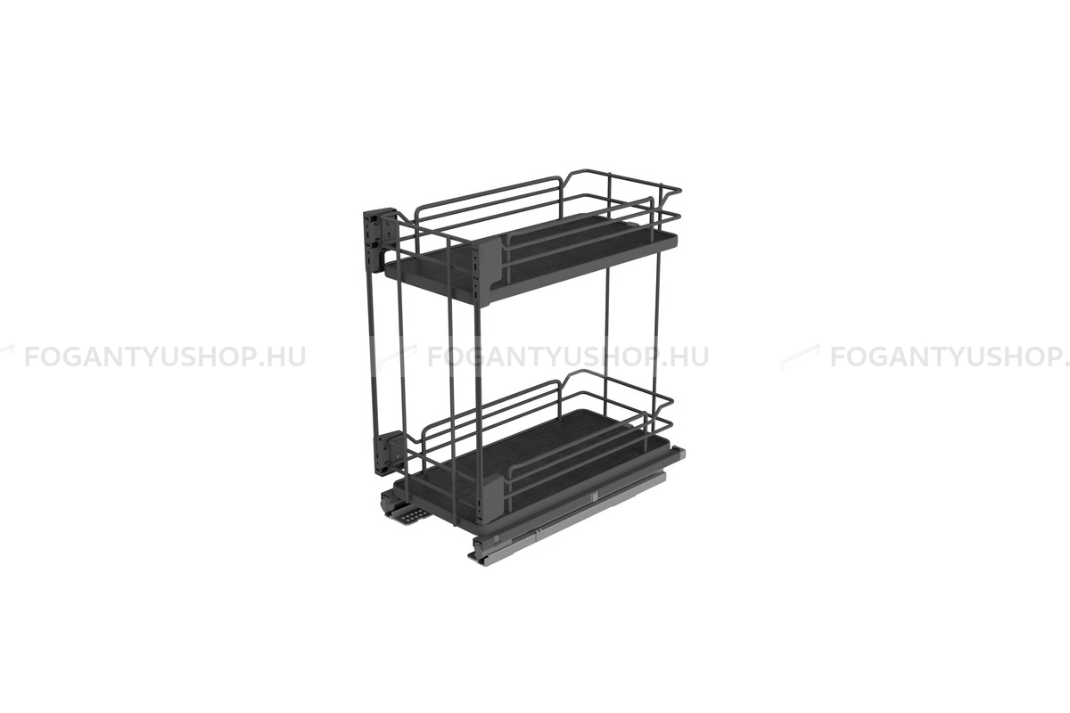 SIGE Konyhai fémrács fenéklapra teljes kihúzás csillapított záródás fióksín 2 kosár SIGE Infinity Line 003 - Konyhai Jolly rácsos kosarak, rendezők