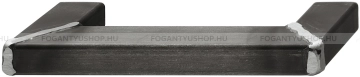 HAFELE Bútor fogantyú - 160 mm - 100.45 - Kopott fekete - Acél fém