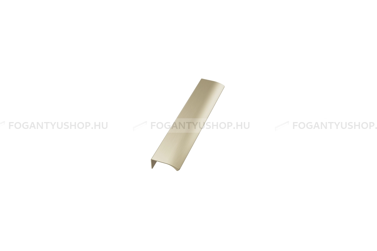 FURNIPART Bútorfogantyú - EDGE Straight - Csiszolt arany 33 - Alumínium - Bútorajtó élére ültethető színes fém fogantyú