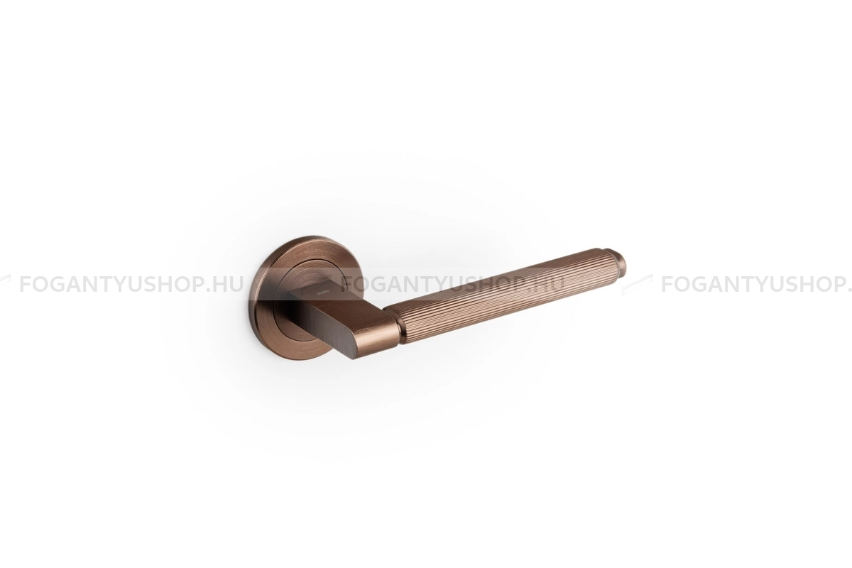 VIEFE Ajtókilincs BROOKLYN alumínium, szálcsiszolt bronz - Csiszolt bronz L619 - Alumínium - Modern rozettás kilincs
