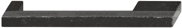 HAFELE Fogantyú H1380 - 160 mm - Kopott fekete - Zink fém ötvözet