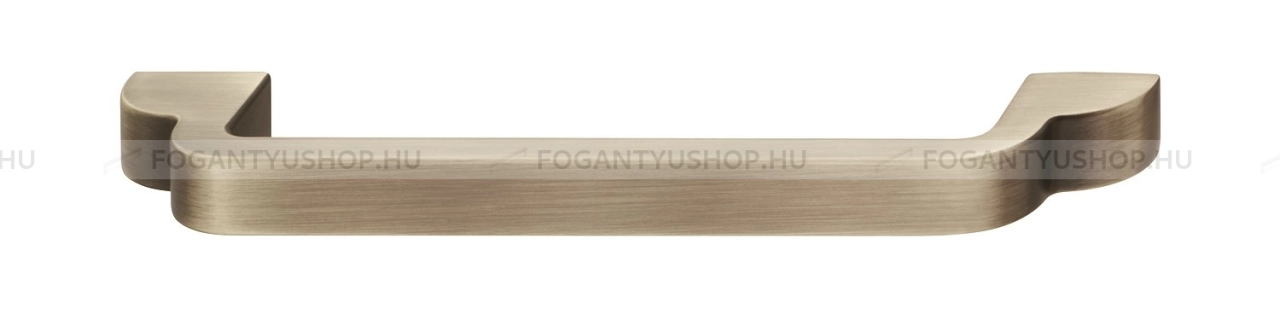 HAFELE Bútor fogantyú - H1530 128 - furattáv 128 mm - Antik patina barna MsPatL - Zink fém ötvözet - Klasszikus, vintage, antik fém bútorfogantyú