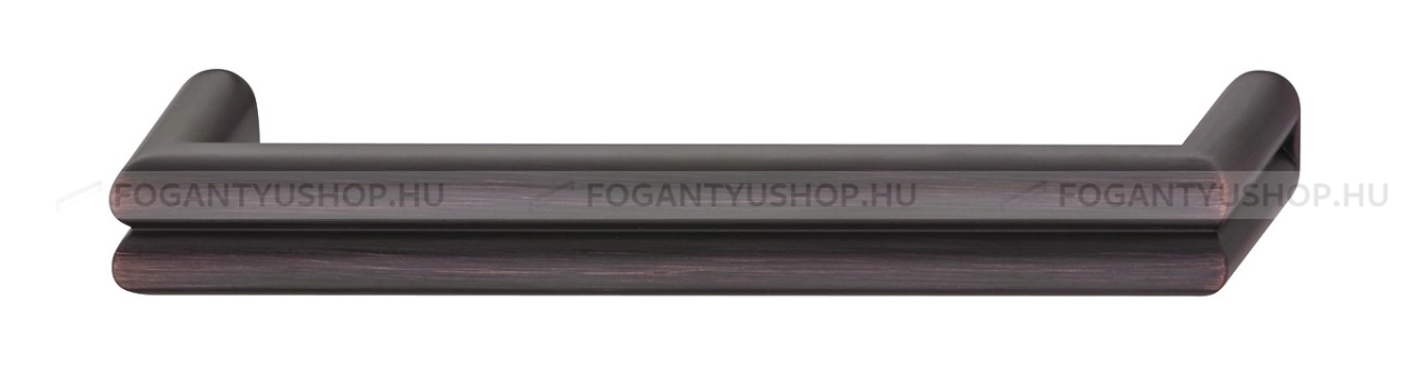 HAFELE Bútor fogantyú - H1570 Zink ötvözet - Szálcsiszolt fekete bronz  - Zink fém ötvözet - Klasszikus, vintage, antik fém bútorfogantyú