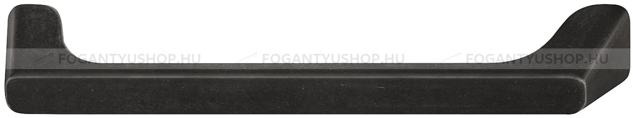 HAFELE Fogantyú - 160 111.77 - furattáv 160 mm - Kopott fekete  - Zink fém ötvözet - Klasszikus, vintage, antik fém bútorfogantyú
