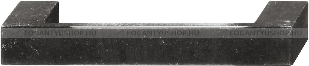 HAFELE Bútor fogantyú - 128 109.50 - furattáv 128 mm - Kopott fekete  - Zink fém ötvözet - Klasszikus, vintage, antik fém bútorfogantyú