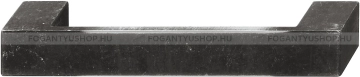 HAFELE Fogantyú - 128 mm - 109.50 - Kopott fekete - Zink fém ötvözet
