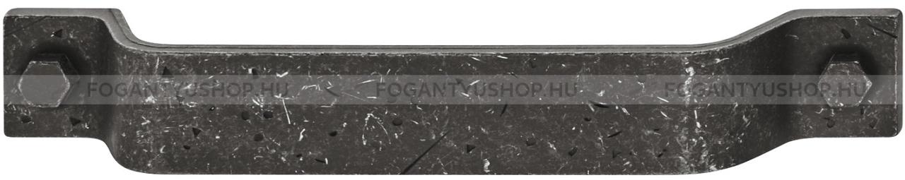 HAFELE Fogantyú - 160 110.22 Kopott Zink ötvözet - furattáv 160 mm - Kopott fekete  - Zink fém ötvözet - Klasszikus, vintage, antik fém bútorfogantyú