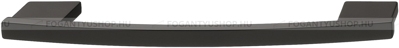 HAFELE Fogantyú - H1345 192 Festett Zink ötvözet - furattáv 192 mm - Festett fekete BlackL - Zink fém ötvözet - Egy méretben gyártott színes fém bútorfogantyú